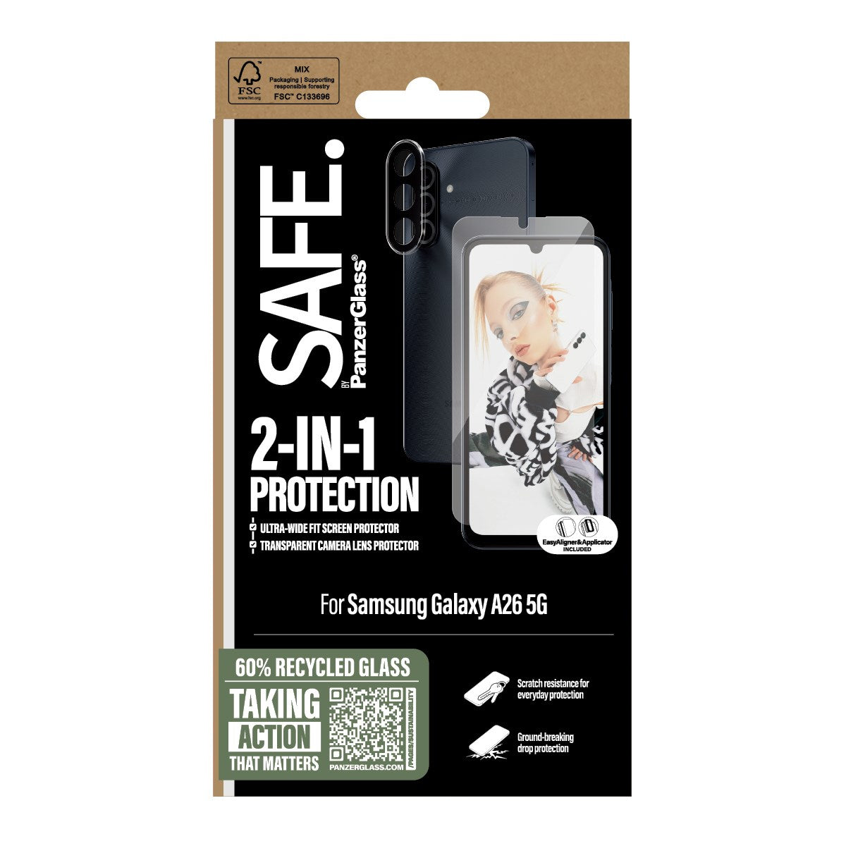 SAFE. by PanzerGlass® 2-in-1 Set Samsung Galaxy A26 5G